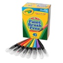 40ct No-Drip Washable Paint Brush Pens - 8 Colors