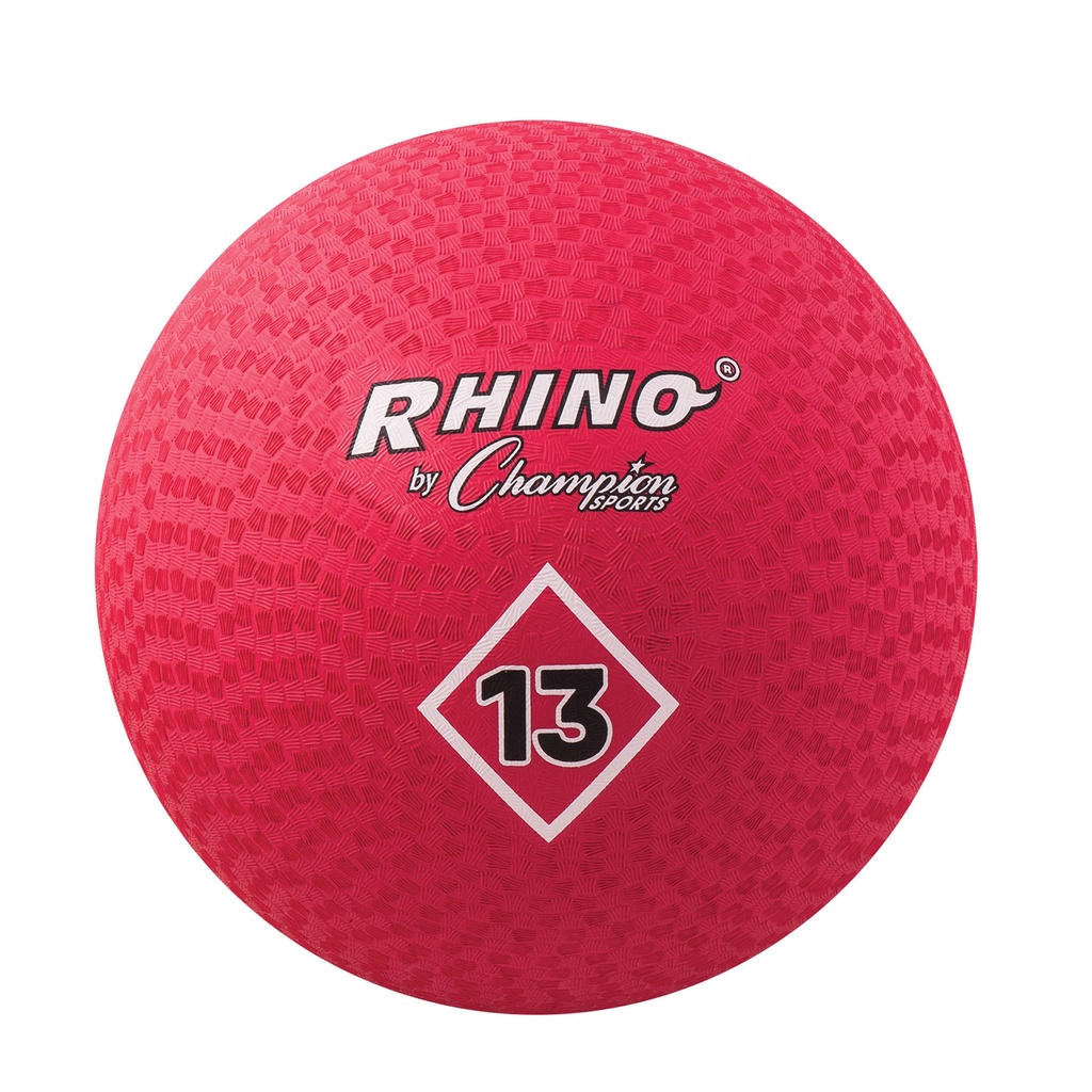 13" Red Playground Ball