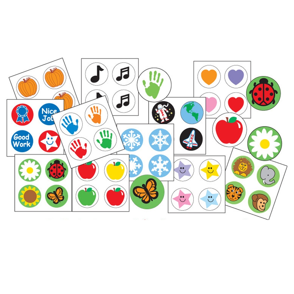 2880ct Incentive Stickers Seasonal Pack