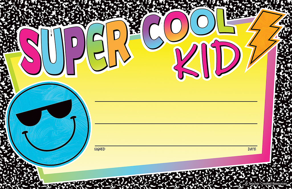 25ct Brights 4Ever Super Cool Kid Awards