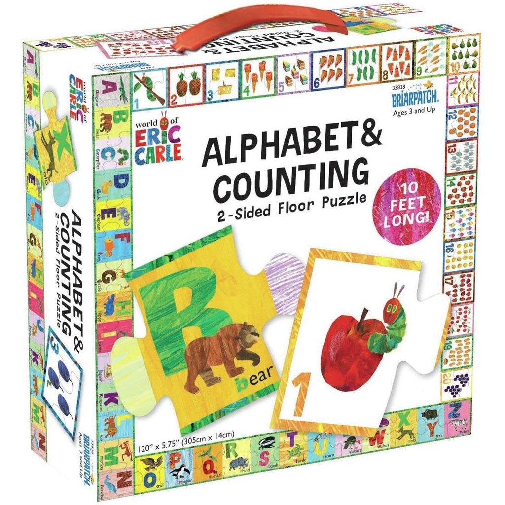 The World of Eric Carle™ Alphabet & Counting 2-Sided Floor Puzzle