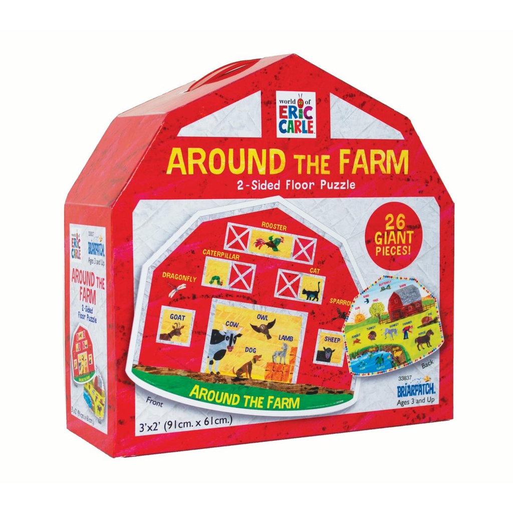 The World of Eric Carle™ Around the Farm 2-Sided Floor Puzzle