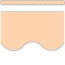 35' Peach Scalloped Border Trim