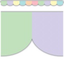 35' Pastel Pop Scalloped Border Trim