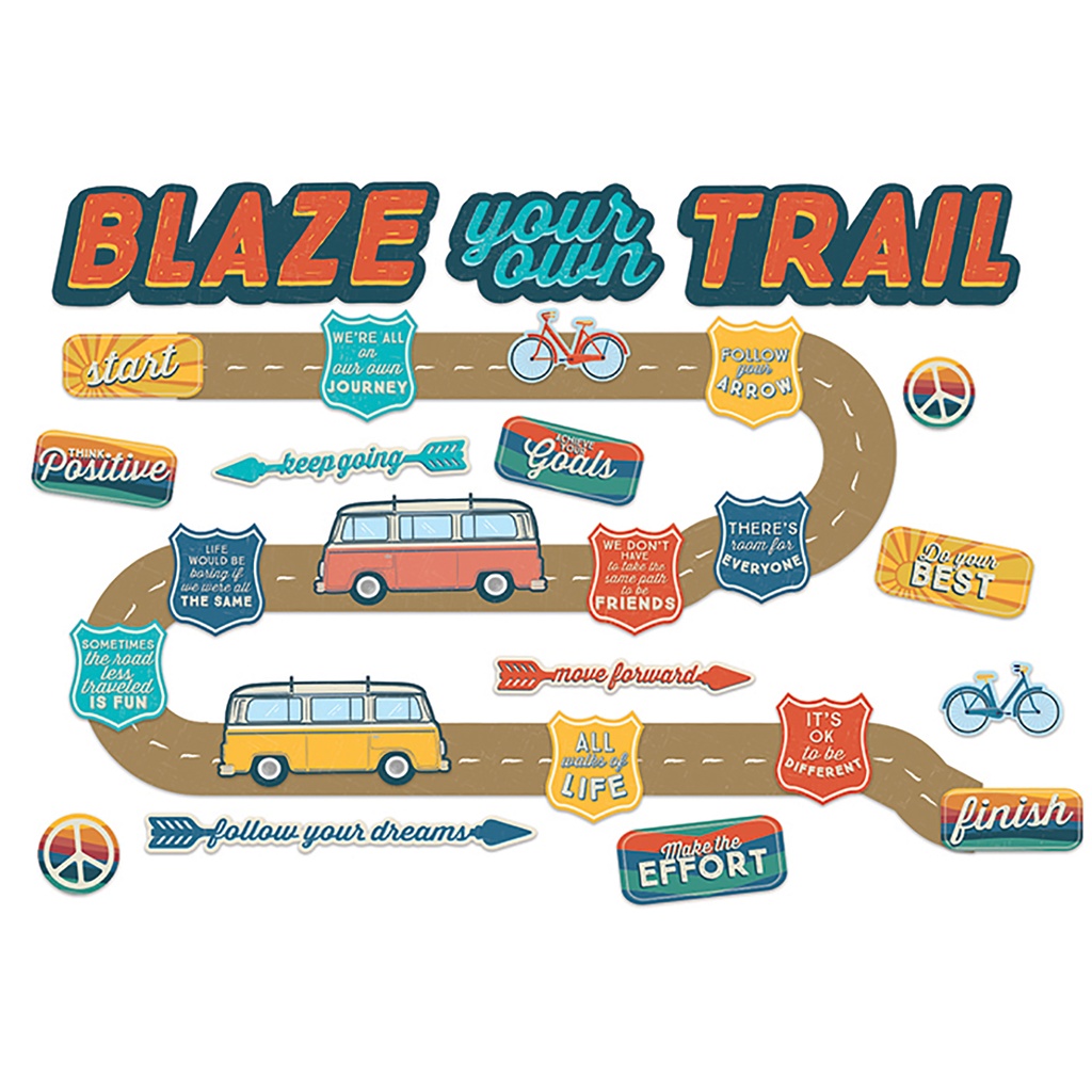 Adventurer Blaze Your Own Trail Mini Bulletin Board Set