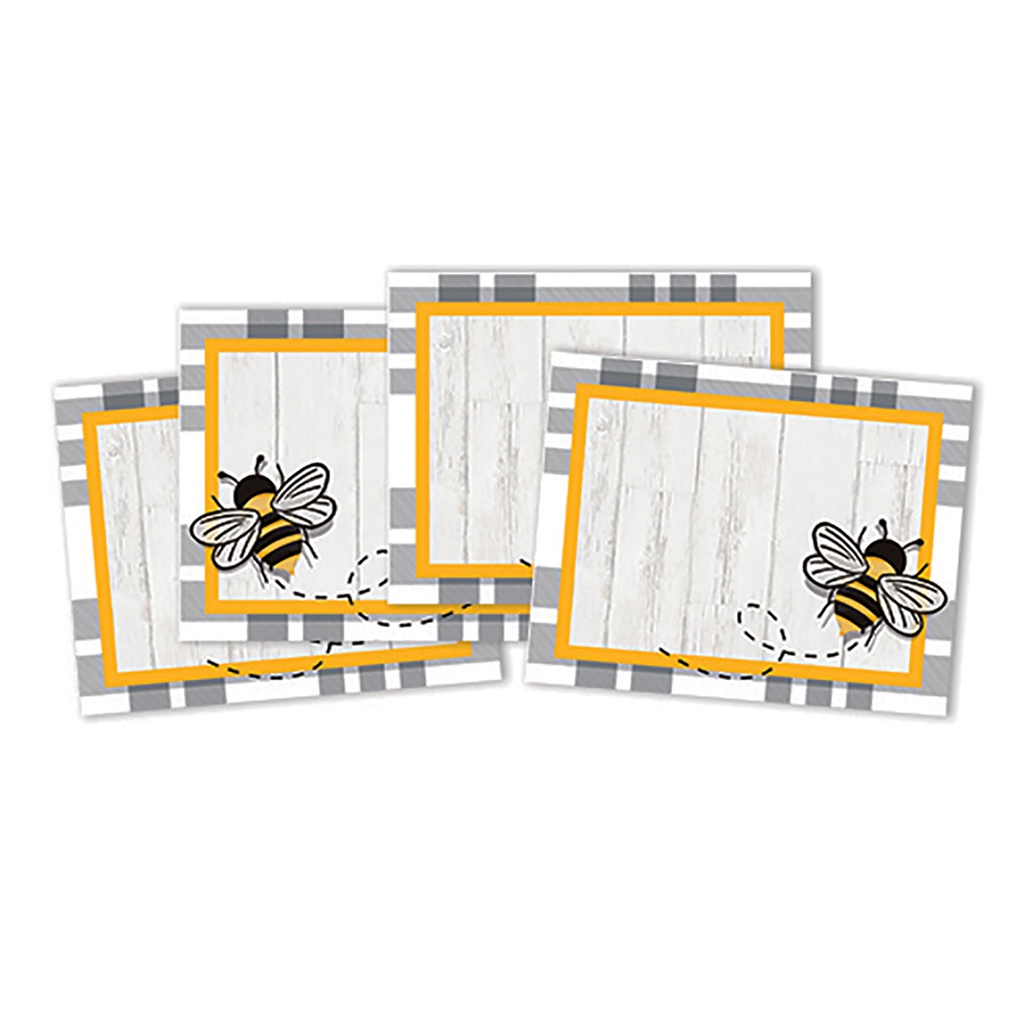 40ct The Hive Self-Adhesive Name Tags