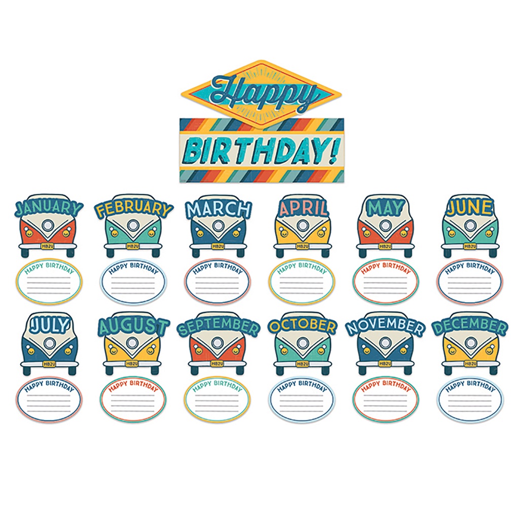 Adventurer Birthday Mini Bulletin Board Set