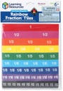 Rainbow Fraction® Soft Foam Magnetic Tiles