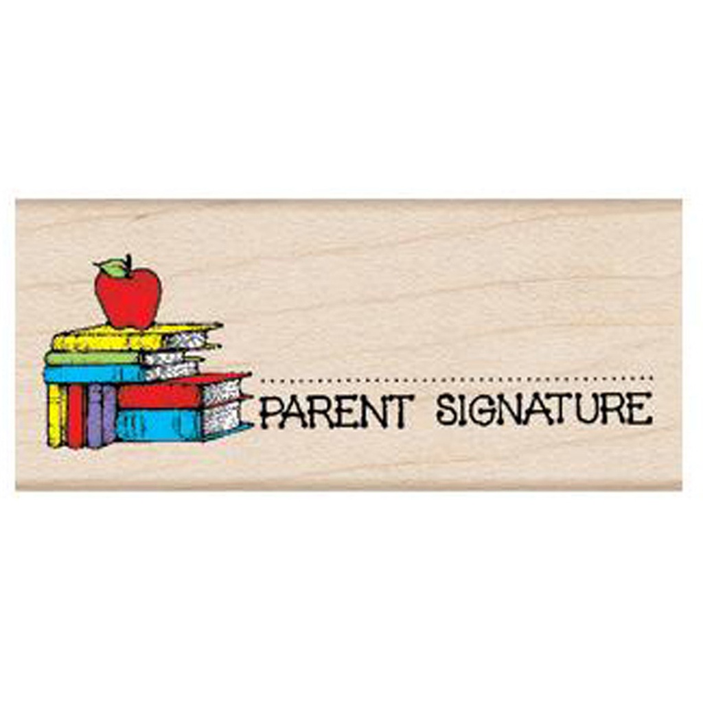 Parent Signature with Apple Stamp