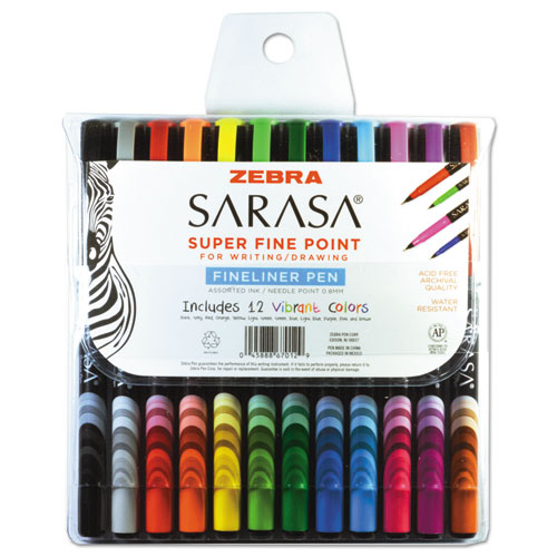 12ct Assorted Sarasa® Fineliner Pens