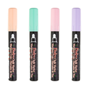 Blush Pink, Peppermint, Pastel Peach & Pale Violet Broad Tip Bistro Chalk Markers