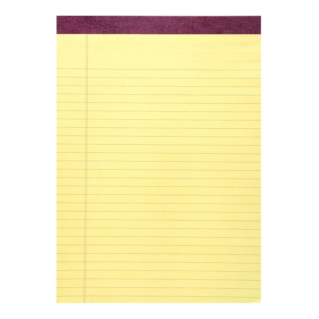 Standard Canary Legal Pad Each