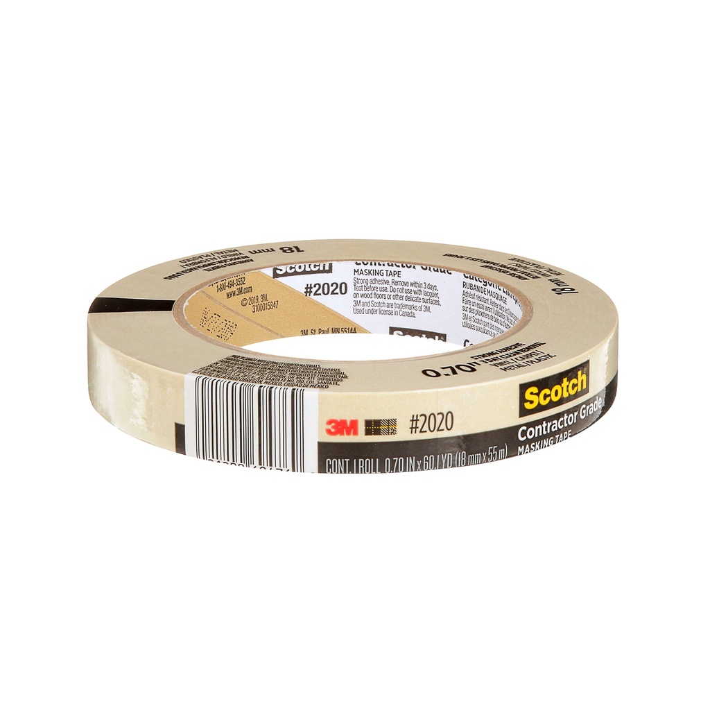 3/4" x 60yds Masking Tape Roll