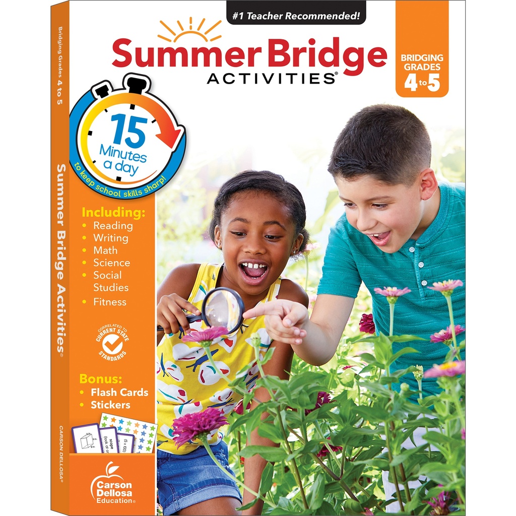 Summer Bridge Activities® Workbook, Grade 4-5, Paperback