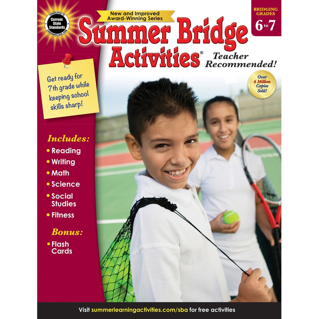 Summer Bridge Activities® Workbook, Grade 6-7, Paperback