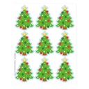 Christmas Tree Giant Stickers, Pack of 36