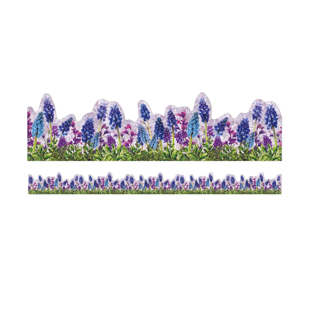 Curiosity Garden Die-Cut Floral Extra Wide Deco Trim®, 37 Feet