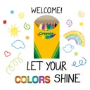 Crayola® Let Your Colors Shine Bulletin Board Set