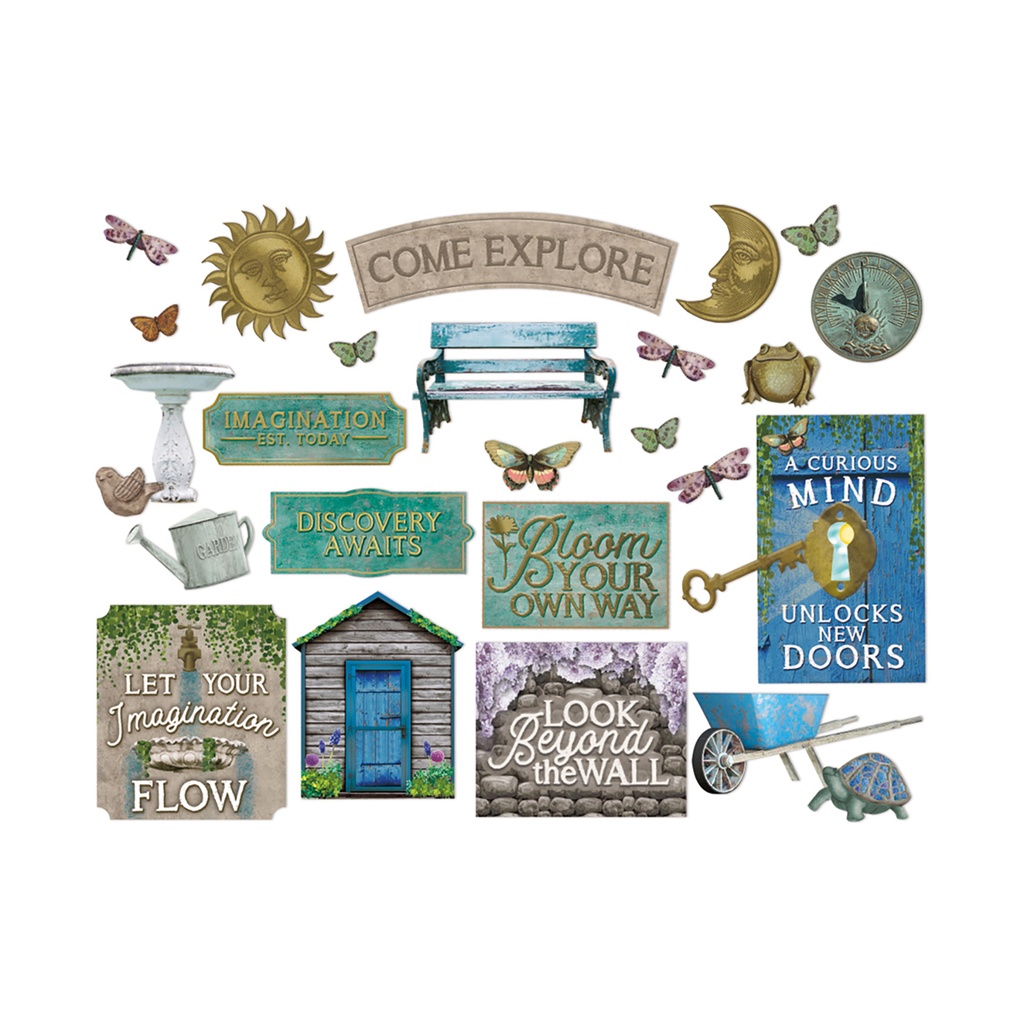 Curiosity Garden Gallery Wall Bulletin Board Set