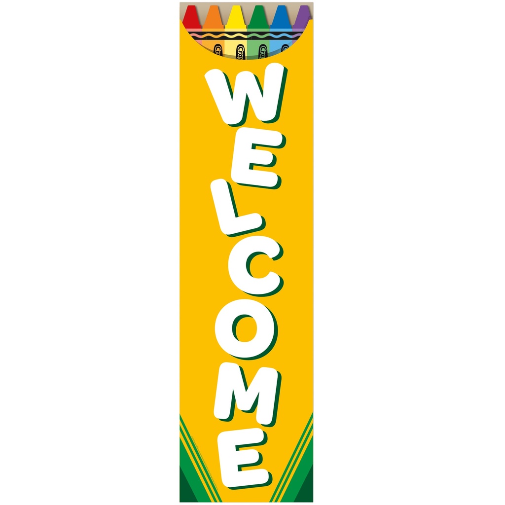 Crayola® Welcome Vertical Banner