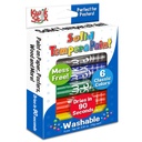 Solid Tempera Paint Stick, 6 Primary Colors