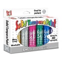 Jumbo Solid Tempera Paint Stick, 6 Metallic Colors