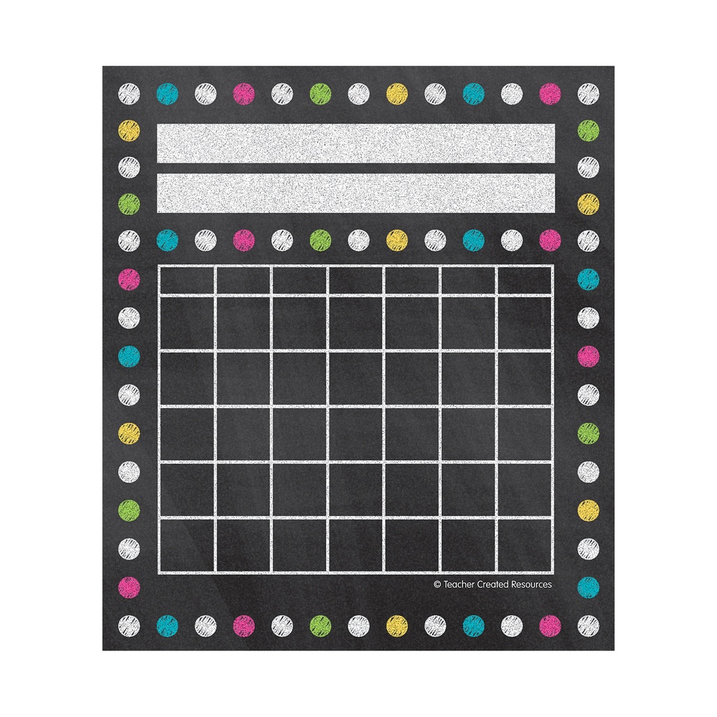 36ct Chalkboard Brights Incentive Charts