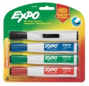 4 Color Chisel Tip Expo Magnetic Dry Erase Markers