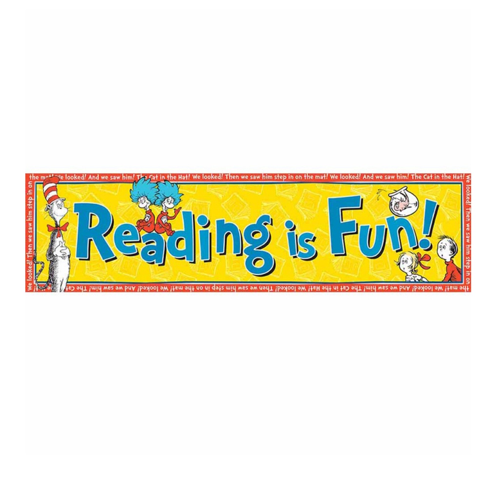 Cat in the Hat™ Reading is Fun! Classroom Banner