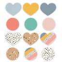 We Belong Hearts & Dots Cut-Outs, Pack of 36