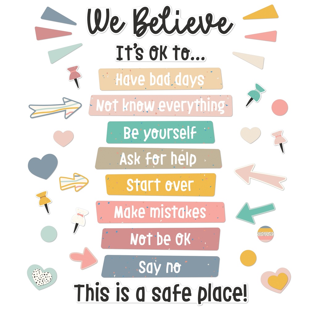 We Belong Motivational Bulletin Board Set