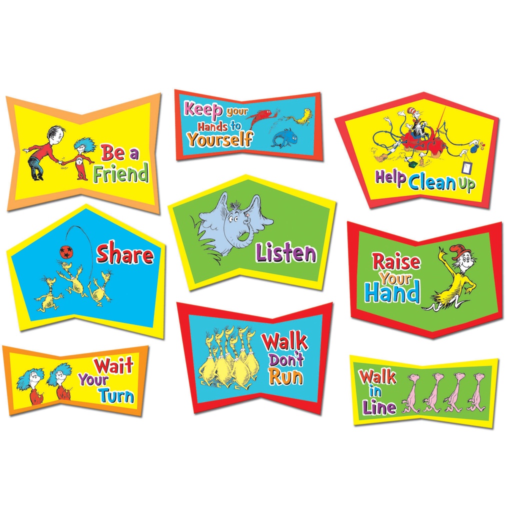 Dr. Seuss™ Classroom Rules Bulletin Board Set