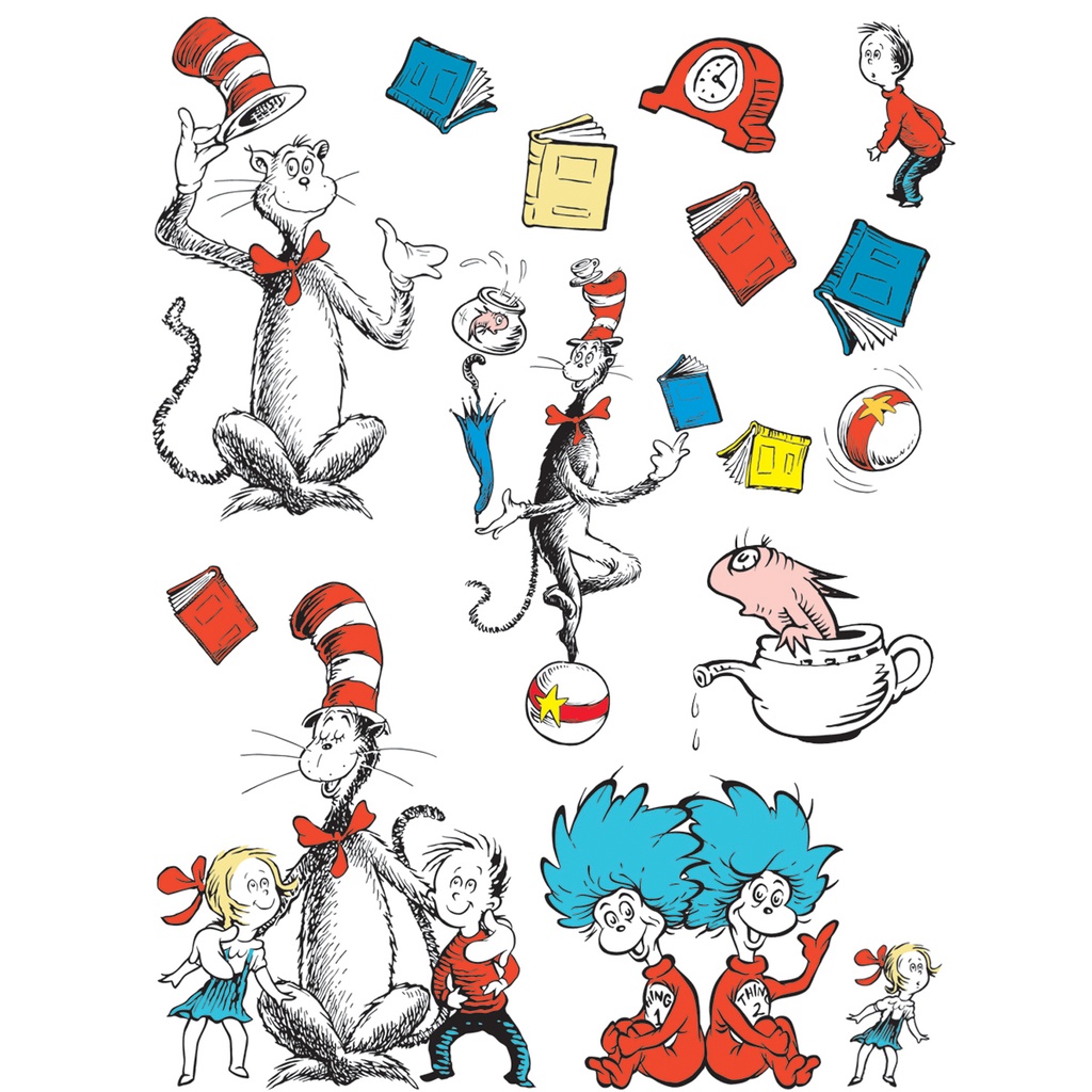 Cat in the Hat™ Large Characters Bulletin Board Set