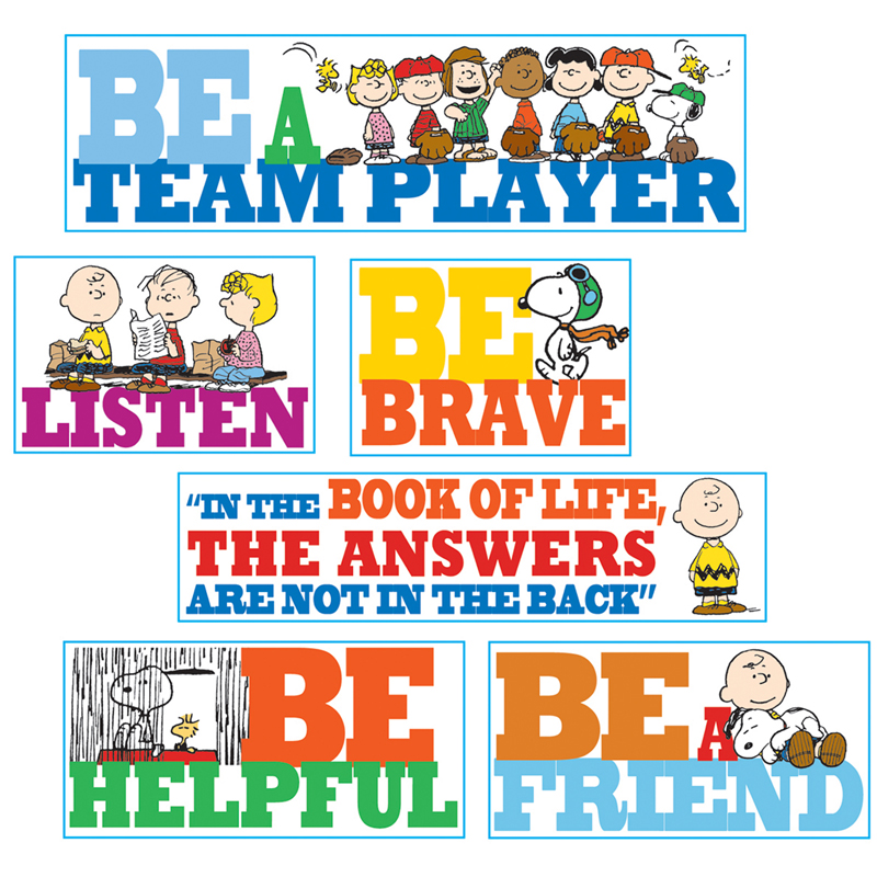 Peanuts® Be The Best You Can Be Bulletin Board Set