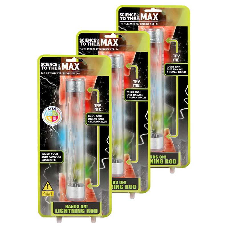 Hands On Lightning Rod , Pack of 3