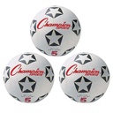 Rubber Soccer Ball Size 5, Pack of 3