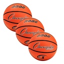 Junior Rubber Basketball, Orange, Pack of 3