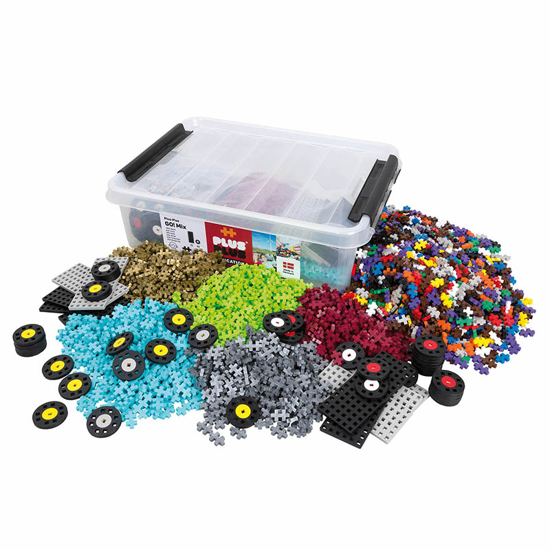 Plus-Plus® GO! Educational Tub, 2600 Pieces