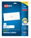 Avery Easy Peel Address Labels with SureFeed 1" x 4"