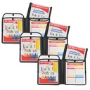 Homework Connector Folder, Black, Pack of 3