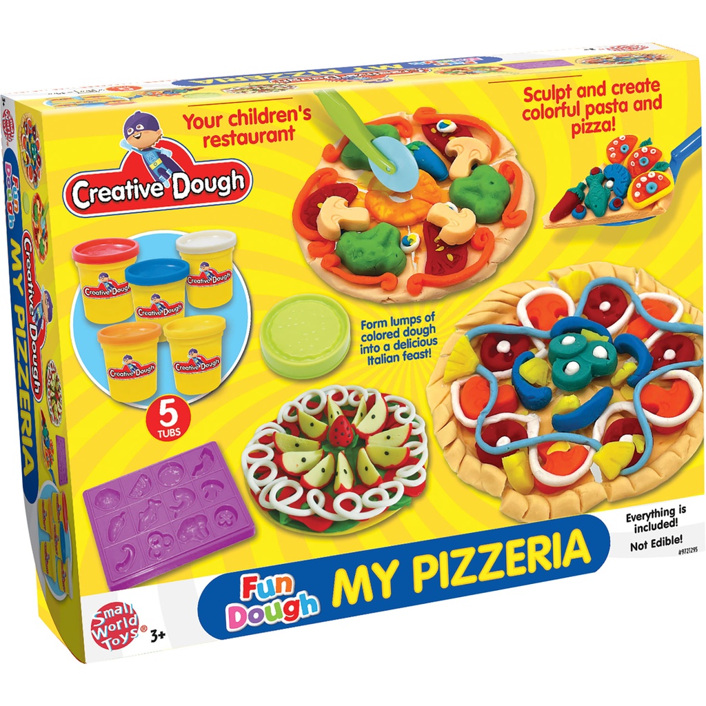 Creative Dough Fun Dough Activity Set - My Pizzeria