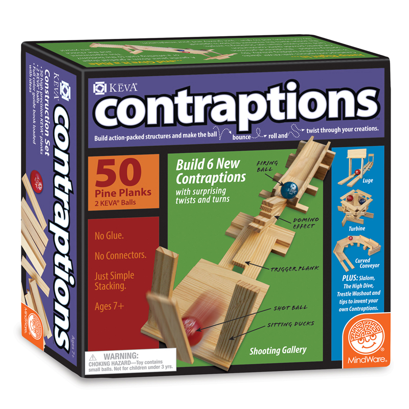 KEVA® Contraptions Plank Building Set, 50 Pieces