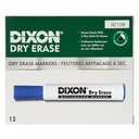 Dry Erase Markers Wedge Tip, Blue, Pack of 12