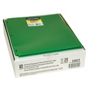 Two-Pocket Heavyweight Poly Portfolio Folder with Three-Hole Punch, Green, Pack of 25