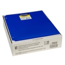 Two-Pocket Heavyweight Poly Portfolio Folder with Three-Hole Punch, Blue, Pack of 25