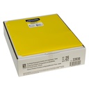 Two-Pocket Heavyweight Poly Portfolio Folder with Three-Hole Punch, Yellow, Pack of 25