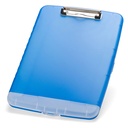 Blue Slim Clipboard with Storage