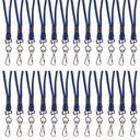 Standard Lanyard, Blue, Swivel Hook, Pack of 24