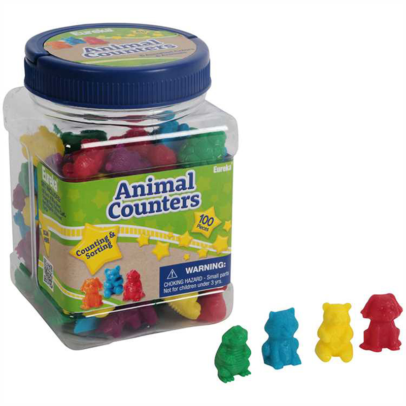 Tub of Animal Counters