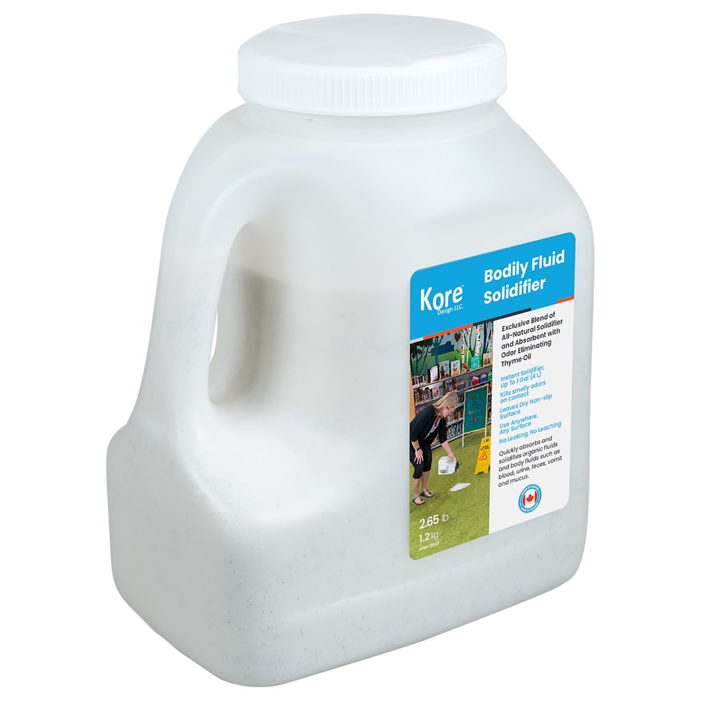 Body Fluid Solidfier, Light Weight Absorbent For Absorbing Body Fluids, 4L Jug